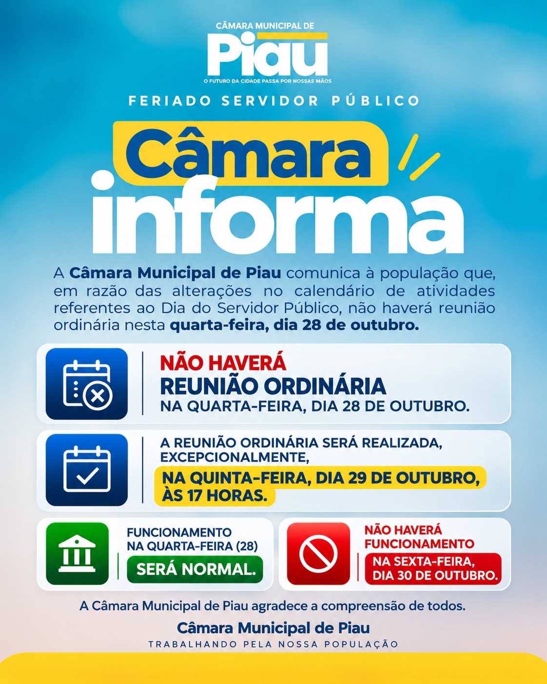 COMUNICADO OFICIAL